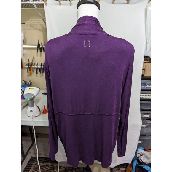 Laurel Top and cardigan Top B 43"Jacket 44" CB 26.5" Plum/Purple.top Draped - Picture 12 of 15